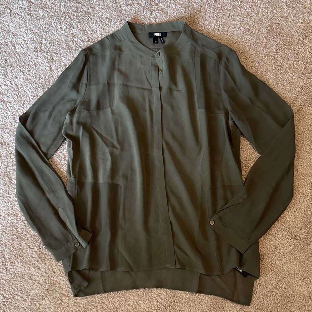 PAIGE Women's Green Shirt